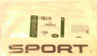 Эмблема крышки багажника "SPORT" (черная) LR091933