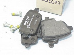 LR003657_DEL Колодки тормозные задние FR2